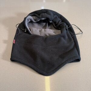 Black and Gray Fleece Balaclava for Ski & snowboarding